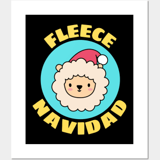 Fleece Navidad | Sheep Pun Posters and Art